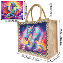 Load image into Gallery viewer, Linen Diamond Painting Tote Bag Replaceable Canvas