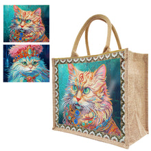 Load image into Gallery viewer, Linen Diamond Painting Tote Bag Replaceable Canvas