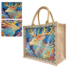 Load image into Gallery viewer, Linen Diamond Painting Tote Bag Replaceable Canvas