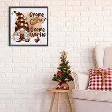 Load image into Gallery viewer, Coffee Bean Gnome-Full Round Diamond Painting-30x30cm