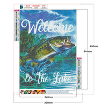 Load image into Gallery viewer, Fish-Full Round Diamond Painting-30x40cm