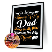 Load image into Gallery viewer, Wings In English-Full Round Diamond Painting-30x40cm