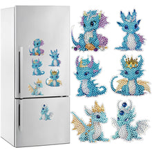 Load image into Gallery viewer, Animal-Diamond Painting Magnet Refrigerator