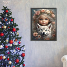 Load image into Gallery viewer, Life of Pets Girl-Full Round/Square Diamond Painting-30x40cm/40x50cm/50x70cm