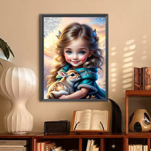 Load image into Gallery viewer, Life of Pets Girl-Full Round/Square Diamond Painting-30x40cm/40x50cm/50x70cm