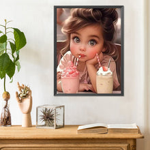 Load image into Gallery viewer, Life of Pets Girl-Full Round/Square Diamond Painting-30x40cm/40x50cm/50x70cm