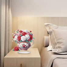 Load image into Gallery viewer, Rose-Single Side Drill-Acrylic Diamond Desktop Ornament