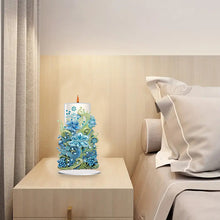 Load image into Gallery viewer, Flowers Candle-Single Side Drill-Acrylic Diamond Desktop Ornament