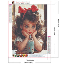 Load image into Gallery viewer, Princess Girl-Full Round/Square Diamond Painting-30x40cm/40x50cm/50x70cm