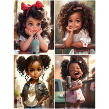 Load image into Gallery viewer, Princess Girl-Full Round/Square Diamond Painting-30x40cm/40x50cm/50x70cm