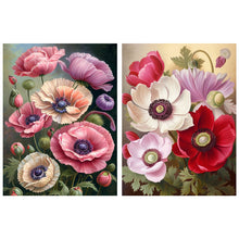 Load image into Gallery viewer, Poppy Flower-Full Round Diamond Painting-30x40cm