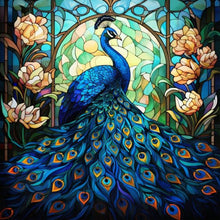 Load image into Gallery viewer, Peacock-Full Round Diamond Painting-30x30cm