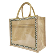 Load image into Gallery viewer, Linen Tote Bags Waterproof Daily Utility Bag(Interchangeable decorative canvas)