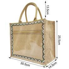 Load image into Gallery viewer, Linen Tote Bags Waterproof Daily Utility Bag(Interchangeable decorative canvas)