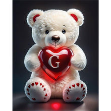 Load image into Gallery viewer, Love Letter Bear-Full Round Diamond Painting-35x45cm
