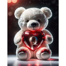 Load image into Gallery viewer, Love Letter Bear-Full Round Diamond Painting-35x45cm