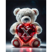 Load image into Gallery viewer, Love Letter Bear-Full Round Diamond Painting-35x45cm