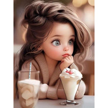 Load image into Gallery viewer, Sweet Girl-Full Round/Square Diamond Painting-30x40cm/40x50cm/50x70cm