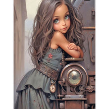 Load image into Gallery viewer, Life of Pets Girl-Full Round/Square Diamond Painting-30x40cm/40x50cm/50x70cm