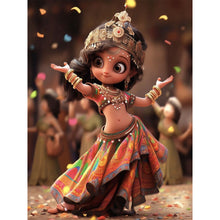 Load image into Gallery viewer, African American Girl-Full Round/Square Diamond Painting-30x40cm/40x50cm/50x70cm