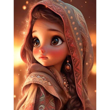 Load image into Gallery viewer, African American Girl-Full Round/Square Diamond Painting-30x40cm/40x50cm/50x70cm