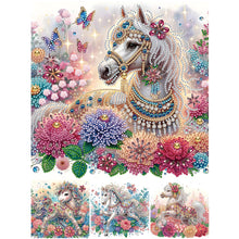 Load image into Gallery viewer, Horse-Partial Special Diamond Painting-30x30cm
