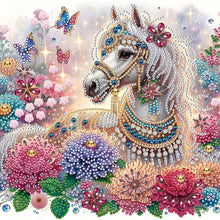 Load image into Gallery viewer, Horse-Partial Special Diamond Painting-30x30cm