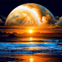 Load image into Gallery viewer, Warm Oil Lamp-Full Round Diamond Painting-30x30cm