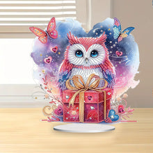 Load image into Gallery viewer, Owl-Single Side Drill-Acrylic Diamond Desktop Ornament