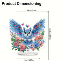 Load image into Gallery viewer, Owl-Single Side Drill-Acrylic Diamond Desktop Ornament