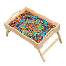 Load image into Gallery viewer, Wooden Mandala Diamond Painting Dinning Table Tray