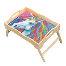Load image into Gallery viewer, Wooden Mandala Diamond Painting Dinning Table Tray