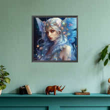 Load image into Gallery viewer, Elf Girl-Full Round Diamond Painting-30x30cm