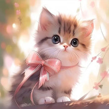 Load image into Gallery viewer, Cat-Full Round Diamond Painting-30x30cm