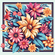 Load image into Gallery viewer, Flower-Full Round Diamond Painting-30x30cm