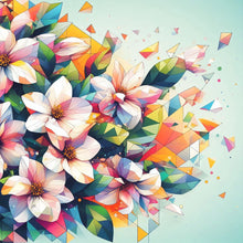 Load image into Gallery viewer, Flower-Full Round Diamond Painting-30x30cm