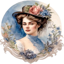 Load image into Gallery viewer, Elegant Lady-Full Round Diamond Painting-30x30cm