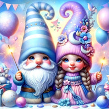 Load image into Gallery viewer, Gnome-Full Round Diamond Painting-30x30cm