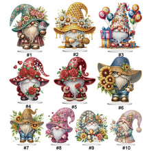 Load image into Gallery viewer, Gnome-Single Side Drill-Acrylic Diamond Desktop Ornament