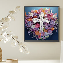 Load image into Gallery viewer, Cross-Partial Special Diamond Painting-30x30cm