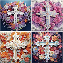 Load image into Gallery viewer, Cross-Partial Special Diamond Painting-30x30cm