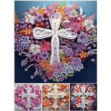 Load image into Gallery viewer, Cross-Partial Special Diamond Painting-30x30cm