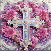 Load image into Gallery viewer, Cross-Partial Special Diamond Painting-30x30cm