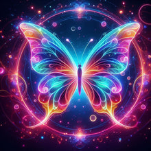 Load image into Gallery viewer, Fantasy Butterfly-Full Round Diamond Painting-30x30cm