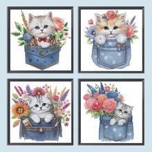 Load image into Gallery viewer, Cat-Partial Special Diamond Painting-30x30cm