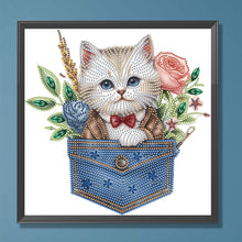 Load image into Gallery viewer, Cat-Partial Special Diamond Painting-30x30cm
