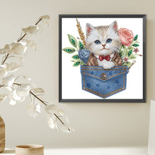 Load image into Gallery viewer, Cat-Partial Special Diamond Painting-30x30cm