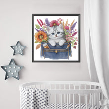 Load image into Gallery viewer, Cat-Partial Special Diamond Painting-30x30cm