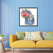 Load image into Gallery viewer, Cat-Partial Special Diamond Painting-30x30cm