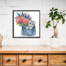 Load image into Gallery viewer, Cat-Partial Special Diamond Painting-30x30cm